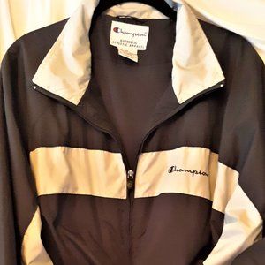 CHAMPION Men's Navy/White Zip Jacket-SZ. XL